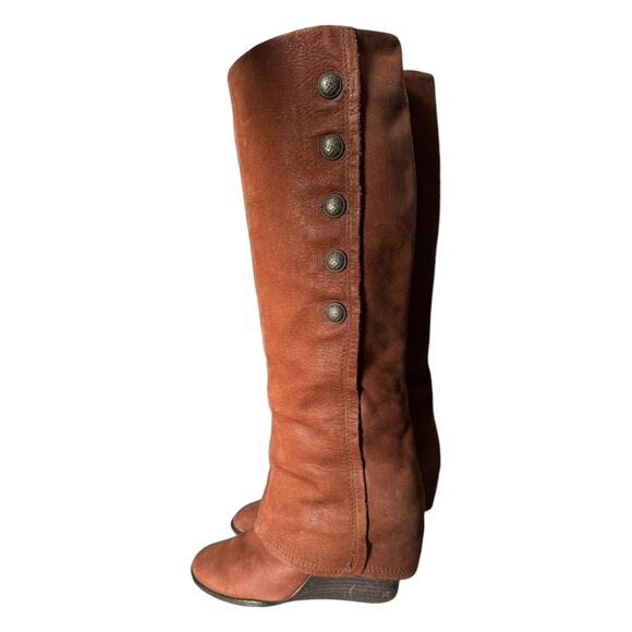 Vince Camuto Almay Whiskey Suede Knee High Boot size 8 - Picture 15 of 16
